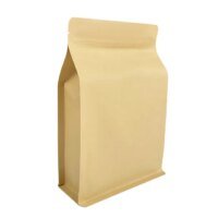 eco-friendly brown kraft paper stand up food pouch 3