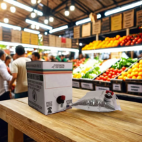 coffee wine syrup juice water liquid bib bag 6