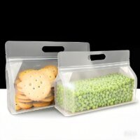 clear transparent matte poly ziplock pouch 2