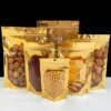 transparent golden ziplock snack pouches 1