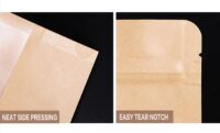 flat bottom kraft paper pouch 5