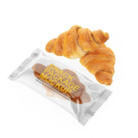 Custom Transparent Laminated Plastic Croissant Packaging 1