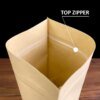waterproof kraft paper stand up pouch 6