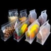 transparent plastic ziplock food storage pouches 5