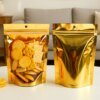 gold metallic mylar stand up pouch 2 gold metallic mylar stand up pouch 2
