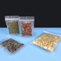 Low Moq Matt Transparent Pouch 2