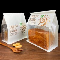 custom logo recyclable white paper bread bag 1 custom logo recyclable white paper bread bag 1