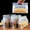 transparent plastic ziplock food storage pouches 2