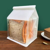 custom logo recyclable paper bread bag 3