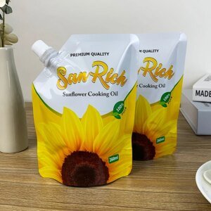 Custom Aluminum Foil Sunflower Oil Refill Bag 1