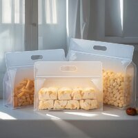 clear transparent matte poly ziplock pouch 1