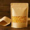 waterproof kraft paper stand up pouch 2