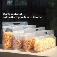 clear transparent matte poly ziplock pouch 3