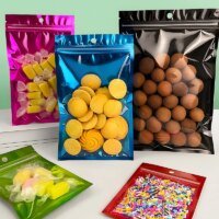 Colored Zip Lock Plastic Transparent Nuts Ziplock Bag 2